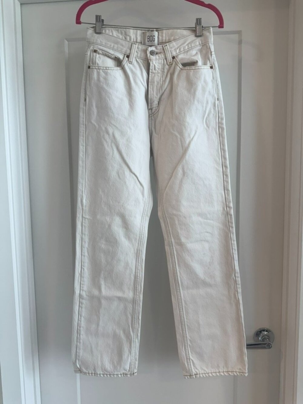BDG Urban Outfitters Cowboy Jeans Cream Size 27
